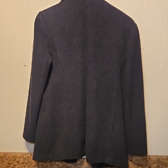 Croft & Barrow Dark Gray Pea Coat - Picture 4 of 4